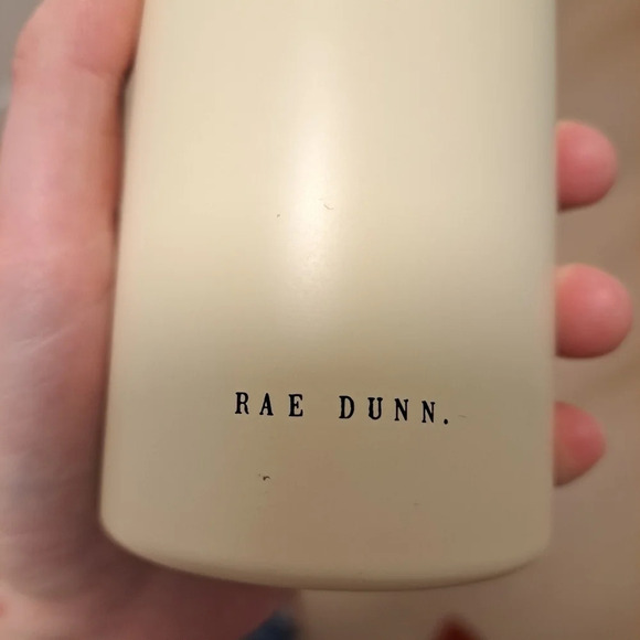 Rae Dunn Insulated Inscribed 'Love' Stainless Steel Cream Silver Water Bottle - Picture 6 of 6